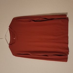 All in Motion Orange drifit compression shirt